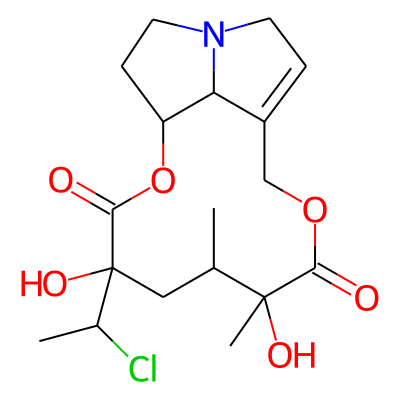 4-(1-Chloroethyl)-4,7-dihydroxy-6,7-dimethyl-2,9-dioxa-14-azatricyclo[9.5.1.014,17]heptadec-11-ene-3,8-dione