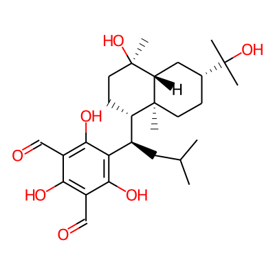 1,3-Benzenedicarboxaldehyde, 5-[(1R)-1-[(1S,4R,4aR,6R,8aS)-decahydro-4-hydroxy-6-(1-hydroxy-1-methylethyl)-4,8a-dimethyl-1-naphthalenyl]-3-methylbutyl]-2,4,6-trihydroxy-