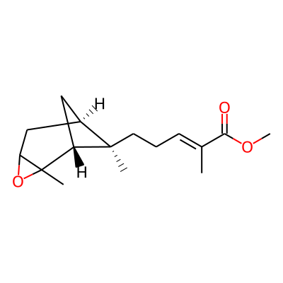 methyl (E)-trans-alpha-2,3-epoxybergamota-2,10-dien-12-oate