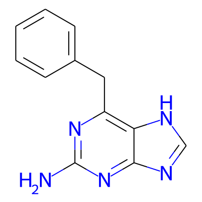 6-Benzyl-2-amino-1H-purine