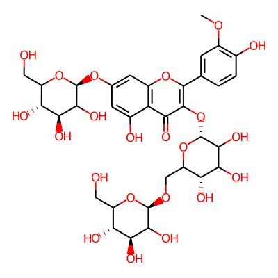 Isorhamnetin 3-gentiobioside-7-glucoside