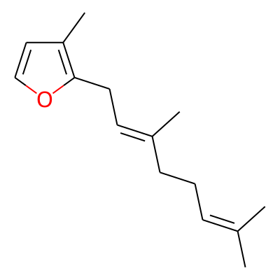 2-[(2E)-3,7-dimethylocta-2,6-dienyl]-3-methylfuran
