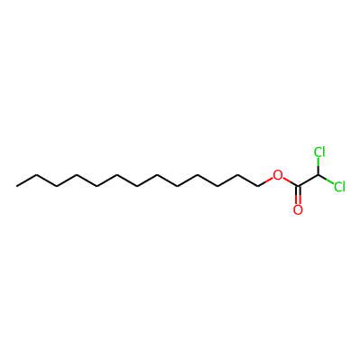 Dichloroacetic acid, tridecyl ester