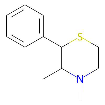 (-)-cis-3,4-Dimethyl-2-phenyltetrahydro-1,4-thiazine