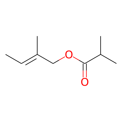 (E)-2-Methyl-2-butenyl isobutyrate