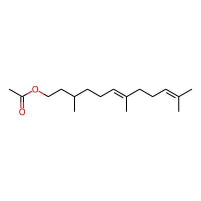 (E)-3,7,11-trimethyldodeca-6,10-dien-1-yl acetate