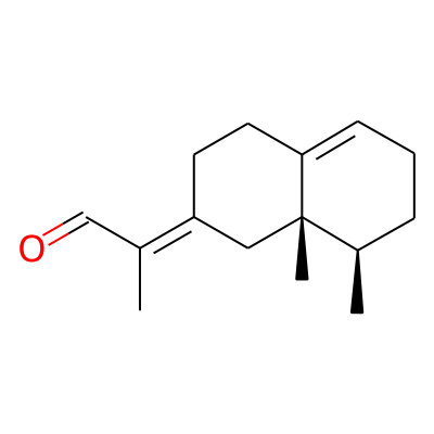 (E)-Eremophila 1(10),7(11)-dien-12-al