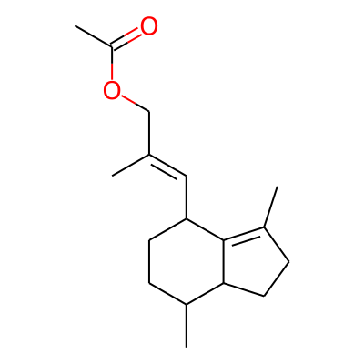 (E)-3-((4S,7R,7aR)-3,7-Dimethyl-2,4,5,6,7,7a-hexahydro-1H-inden-4-yl)-2-methylallyl acetate