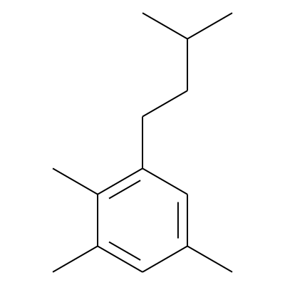 1-(3-Methylbutyl)-2,3,5-trimethylbenzene