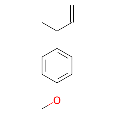 Benzene, 1-methoxy-4-(1-methyl-2-propenyl)-