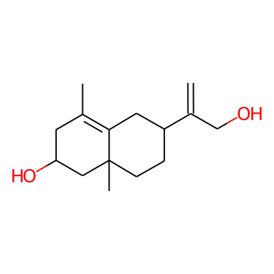 Bicyclo[4.4.0]dec-5-ene, 1,5-dimethyl-3-hydroxy-8-(1-methylene-2-hydroxyethyl-1)-