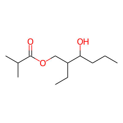 2-Ethyl-3-hydroxyhexyl 2-methylpropanoate