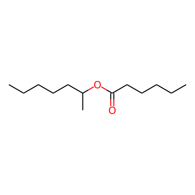 Hexanoic acid, 1-methylhexyl ester