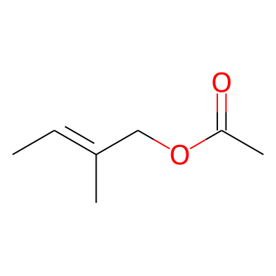 (E)-2-Methyl-2-butenyl acetate