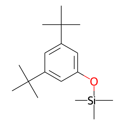 Phenol, 2,4-bis-(1,1-dimethylethyl), TMS