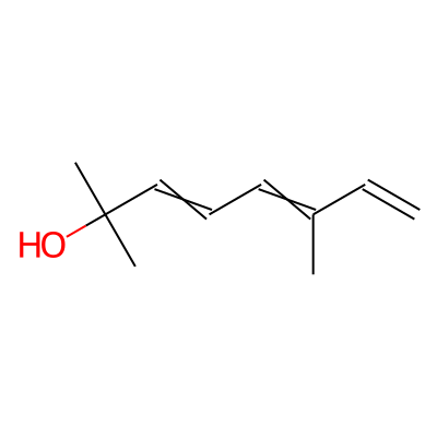 3,5,7-Octatrien-2-ol, 2,6-dimethyl-