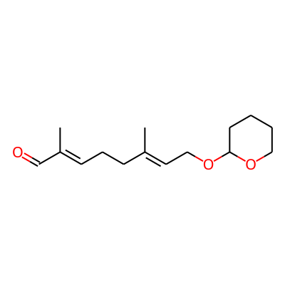 (2E,6E)-2,6-dimethyl-8-(oxan-2-yloxy)octa-2,6-dienal
