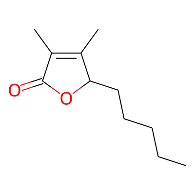 3,4-Dimethyl-5-pentylfuran-2(5H)-one