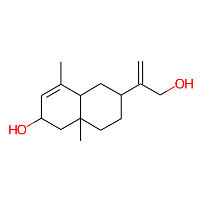 Bicyclo[4.4.0]dec-2-ene-4-ol, 2-methyl-9-(prop-1-en-3-ol-2-yl)-