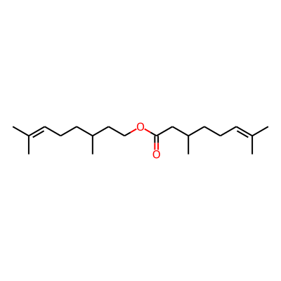 3,7-Dimethyl-6-octenyl 3,7-dimethyloct-6-enoate