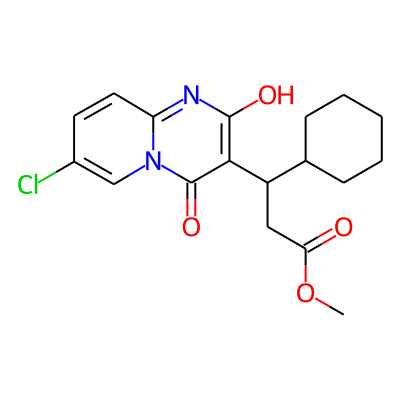 methyl 3-(7-chloro-4-hydroxy-2-oxo-2H-pyrido[1,2-a]pyrimidin-3-yl)-3-cyclohexylpropanoate