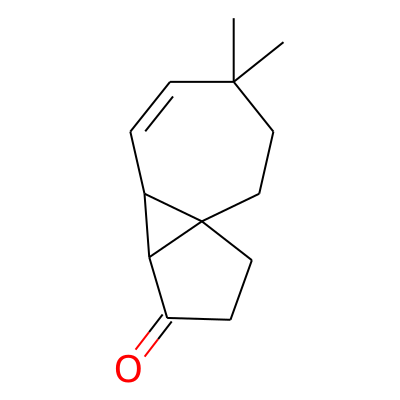 Cyclopenta[1,3]cyclopropa[1,2]cyclohepten-3(3aH)-one, 1,2,3b,6,7,8-hexahydro-6,6-dimethyl-