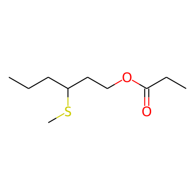 Hexyl 3-(methylthio)propanoate