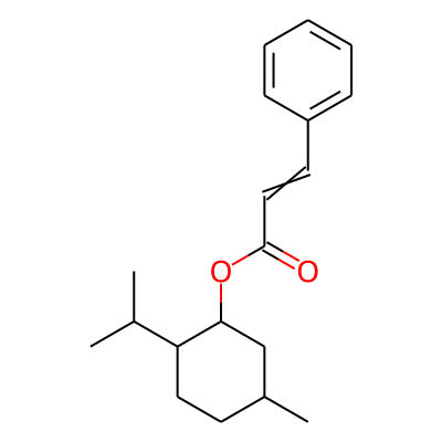 2-Propenoic acid, 3-phenyl-, 5-methyl-2-(1-methylethyl)cyclohexyl ester