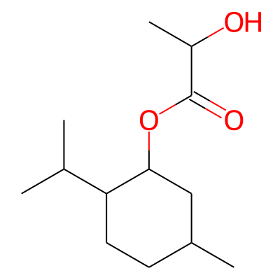 Propanoic acid, 2-hydroxy-, 5-methyl-2-(1-methylethyl)cyclohexyl ester