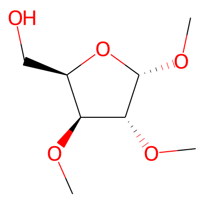 alpha-D-Xylofuranoside, methyl 2,3-di-O-methyl-