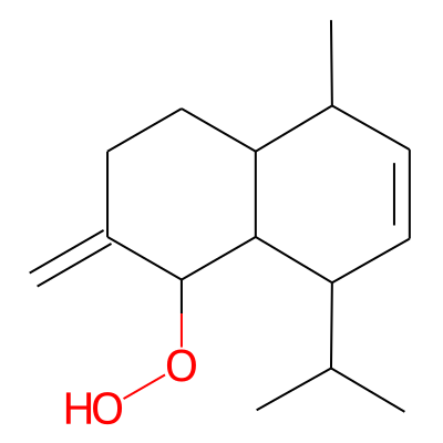 4-hydroperoxy-8-methyl-3-methylidene-5-propan-2-yl-2,4,4a,5,8,8a-hexahydro-1H-naphthalene