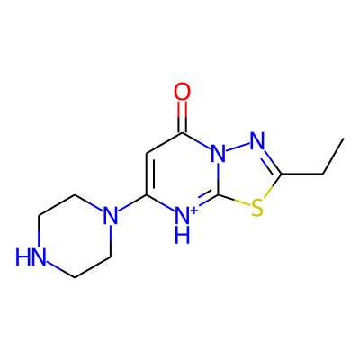 2-Ethyl-7-piperazin-1-yl-[1,3,4]thiadiazolo[3,2-a]pyrimidin-8-ium-5-one