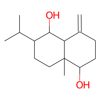 4a-Methyl-8-methylidene-2-propan-2-yl-1,2,3,4,5,6,7,8a-octahydronaphthalene-1,5-diol