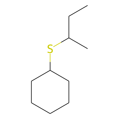 Cyclohexane, [(1-methylpropyl)thio]-