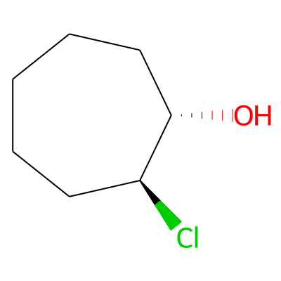 Cycloheptanol, 2-chloro-, trans-