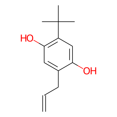 2-Allyl-5-t-butylhydroquinone