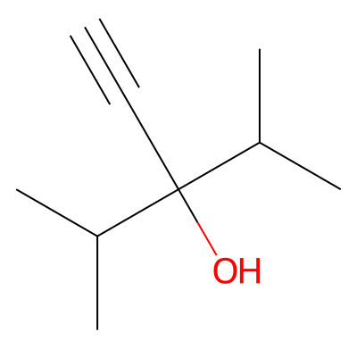 3-Isopropyl-4-methyl-1-pentyn-3-ol