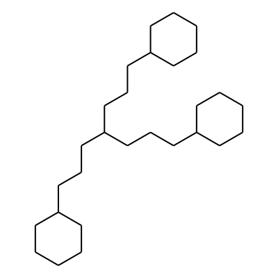 1,7-Dicyclohexyl-4-(3-cyclohexylpropyl)heptane