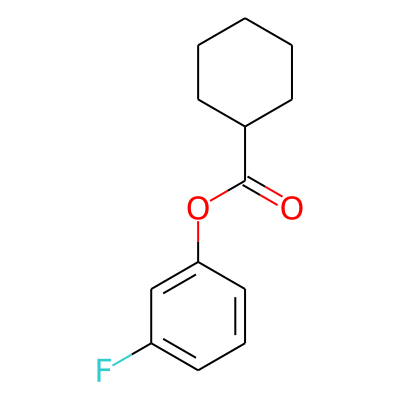 3-Fluorophenyl cyclohexanecarboxylate
