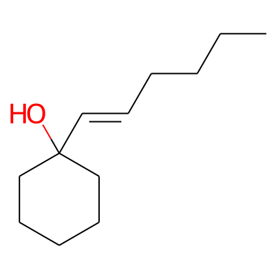 Cyclohexanol, 1-(1-hexenyl)-, (E)-