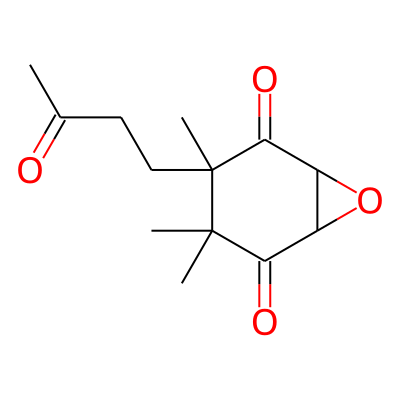 1-Benzoxirene-2,5-dione, 4-(3-oxobutyl)hexahydro-3,3,4-trimethyl