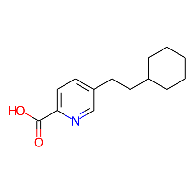 5-(2-Cyclohexylethyl)-2-pyridinecarboxylic acid