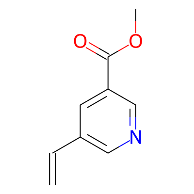 3-Pyridinecarboxylic acid, 5-ethenyl-, methyl ester