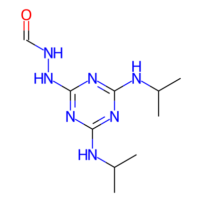 6-(2-Formylhydrazino)-N,N'-bis(isopropyl)-1,3,5-triazine-2,4-diamine