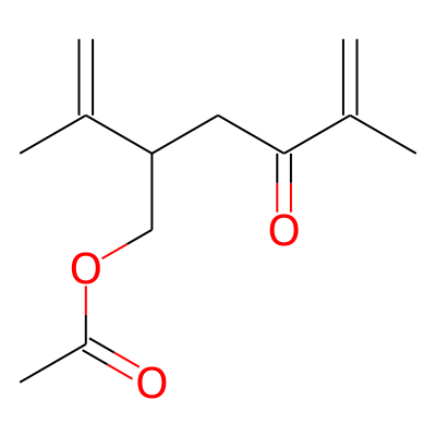 2-Isopropenyl-5-methyl-4-oxo-hex-5-enyl acetate