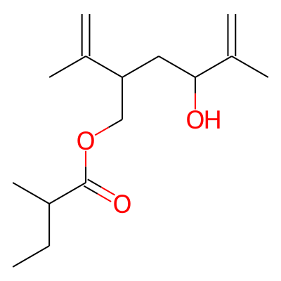 4-Hydroxy-2-isopropenyl-5-methylhex-5-enyl 2-methylbutyrate