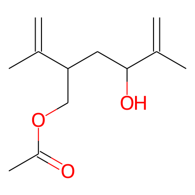 4-Hydroxy-2-isopropenyl-5-methylhex-5-enyl acetate