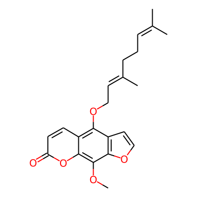 9-Hydroxy-4-(3,7-dimethyl-2,6-octadienyloxy)-psoralen