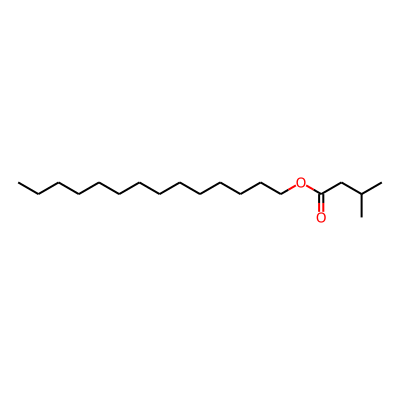Isovaleric acid, tetradecyl ester