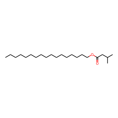 Isovaleric acid, heptadecyl ester